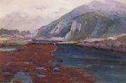 Jean Mannheim Aliso Canyon and Bridge at Coast Highway,n.d. oil painting artist
